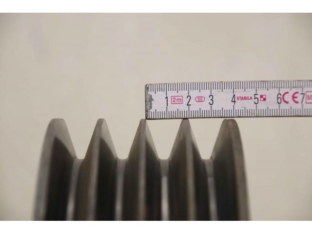 Keilriemenscheibe 4-rillig von Guss – SPB 255-4 (17 mm) - 6
