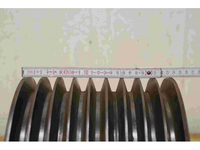 Keilriemenscheibe 9-rillig von Guss – SPC 320-9 (22 mm) - 5