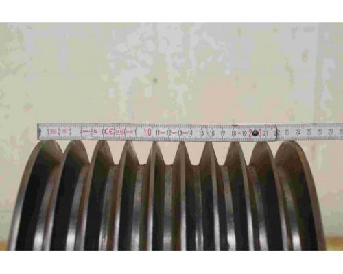 Keilriemenscheibe 9-rillig von Guss – SPC 320-9 (22 mm) - Bild 5