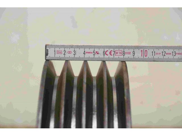 Keilriemenscheibe 4-rillig von Guss – SPB 260-4 (17 mm) - 5