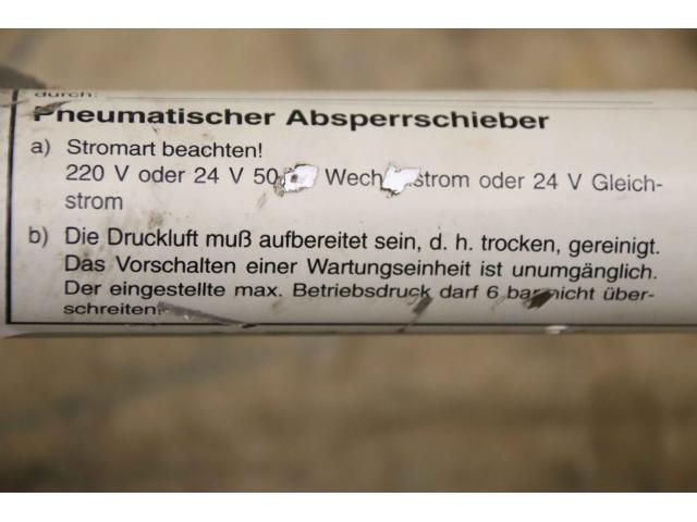 Absperrschieber pneumatisch von Schuko – Ø 120 mm - 9