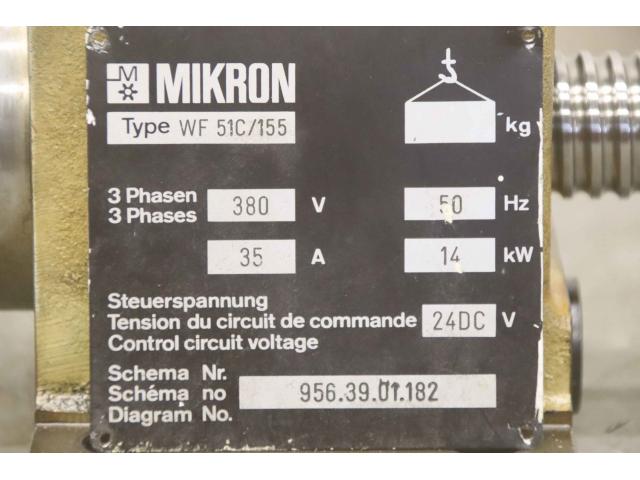 Kugelumlaufspindel von Mikron – WF 51C/155 540 mm - 12