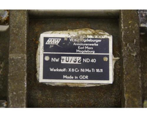 Absperrschieber mit Ventilantrieb pneumatisch von VEB MAW – NW40/32 ND 40 LDA 309-1 - Bild 4