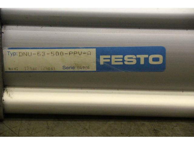 Pneumatikzylinder von Festo – DNU-63-500-PPV-A - 4