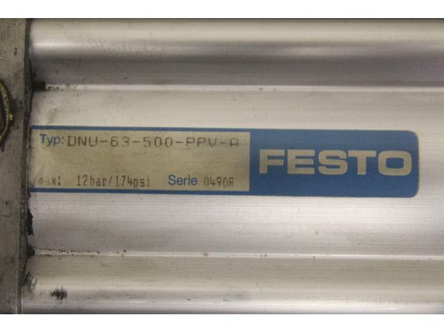 Pneumatikzylinder von Festo – DNU-63-500-PPV-A - 8