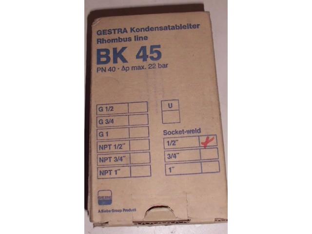 Kondensatableiter PN40 von GESTRA – BK 45 - 3