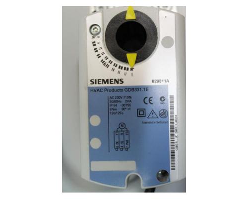Drehantrieb für Luftklappen von Siemens – GDB331.1E - Bild 10