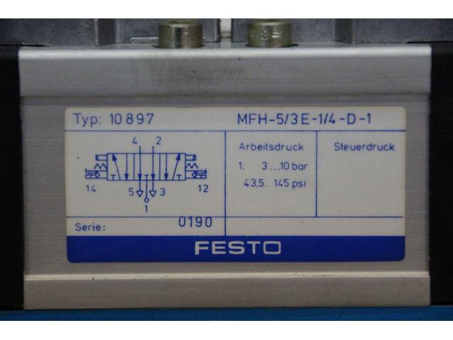 Magnetventil von Festo – MFH-5/3E-1/4-D-1 - 10