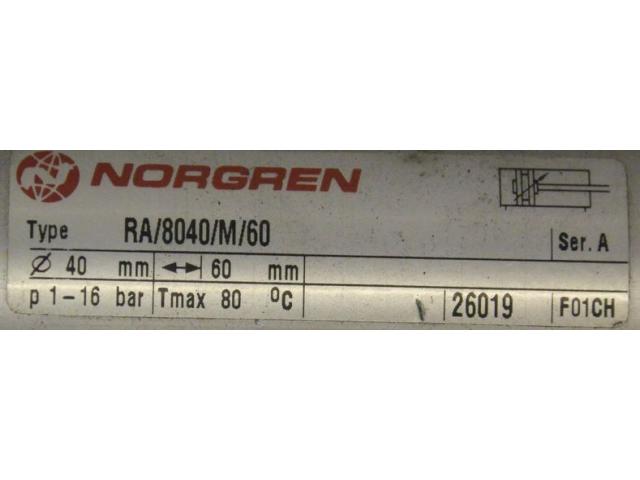 Pneumatikzylinder von Norgren – RA/8040/M/60 - 4