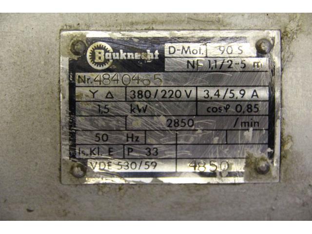 Gebläse 1,5 kW von Bauknecht – P900 02 90S NF 1,1/2-5m - 4
