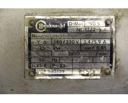 Gebläse 1,5 kW von Bauknecht – P900 02 90S NF 1,1/2-5m - Bild 4
