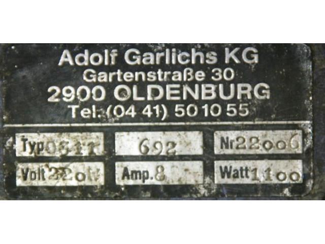 Seitenkanalverdichter 1.1 kW von Garlichs – Typ 1,1 kw 2880 U/min - 3