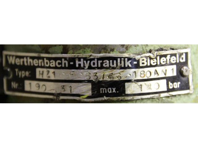Hydraulikzylinder von Werthenbach – H21-F-63/86-180AN - 6