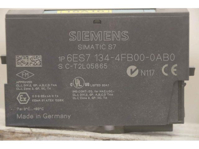 Elektronikmodule ET 200S von Siemens – 6ES7 134-4FB00-OABO - 4