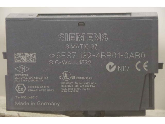 Elektronikmodule ET 200S 4 Stück von Siemens – 6ES7 132-4BB01-OABO - 4