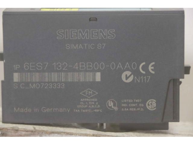 Elektronikmodule ET 200S von Siemens – 6ES7 132-4BBOO-OAAO - 4