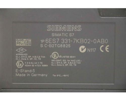 Analogeingabe von Siemens – 6ES7 331-7KB02-OABO - Bild 4