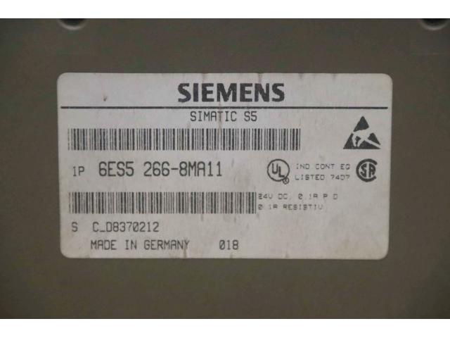 Positionierbaugruppe von Siemens – 6ES5 266-8MA11 Simatic S5-100U - 4