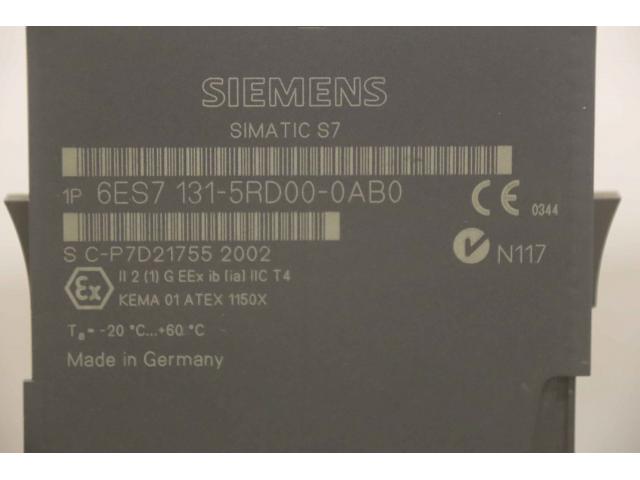 Eingangsmodul von Siemens – 6ES7 131-5RDOO-OABO - 4