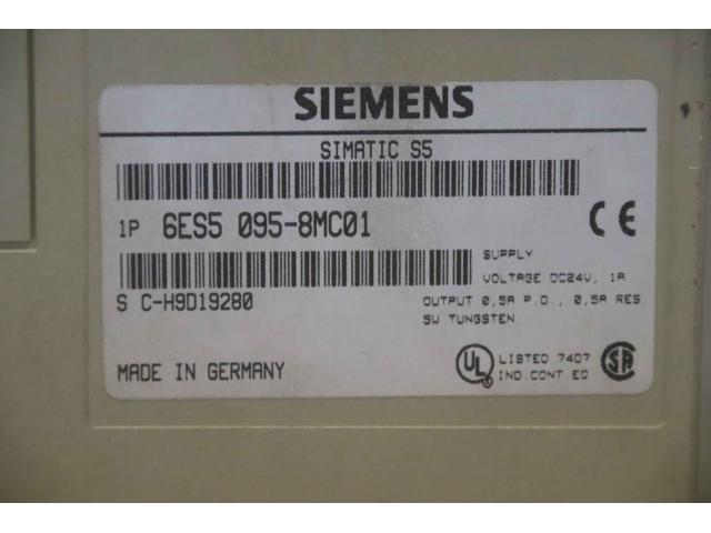 Kompaktgerät von Siemens – 6ES5 095-8MC01 Simatic S5 - 4