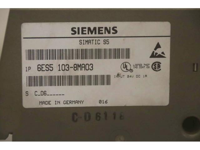 Zentraleinheit von Siemens – 6ES5 103-8MA03 Simatic S5-100U - 4