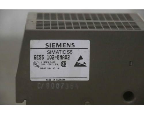 Zentralbaugruppe von Siemens – 6ES5 102-8MA02 Simatic S5-100U - Bild 4