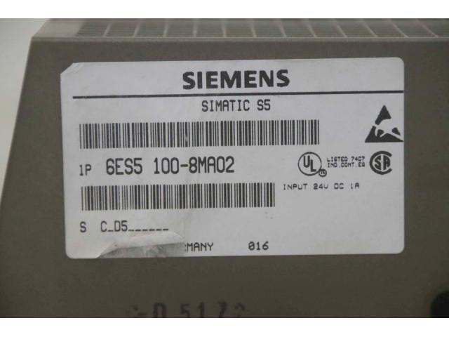 Automatisierungsgerät S5-100U von Siemens – 6ES5 100-8MA02 - 4