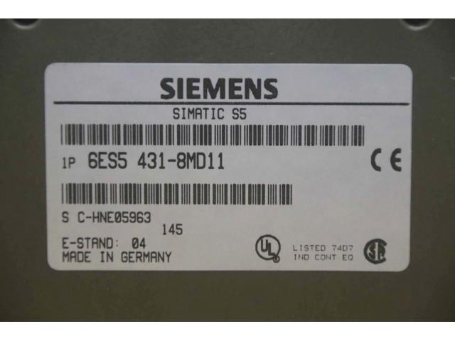 Digitaleingang von Siemens – 6ES5 431-8MD11 - 4