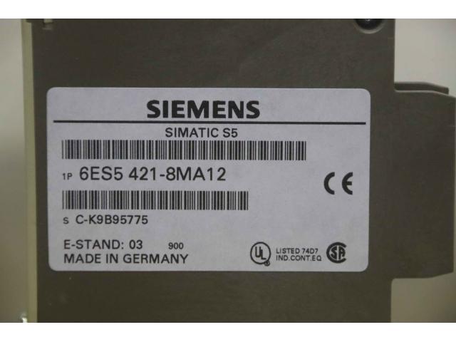 Digitaleingang von Siemens – 6ES5 421-8MA12 - 4