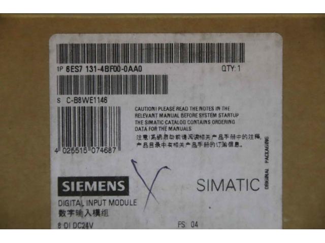 Elektronikmodul ET 200S von Siemens – 6ES7 131-4BF00-OAAO - 6