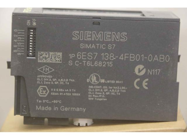 Elektronikmodul ET 200S von Siemens – 6ES7 138-4FB01-OABO - 4