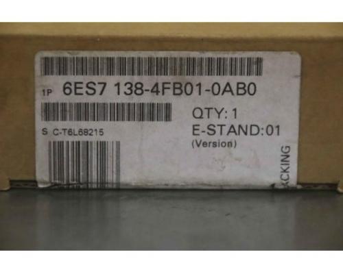 Elektronikmodul ET 200S von Siemens – 6ES7 138-4FB01-OABO - Bild 7