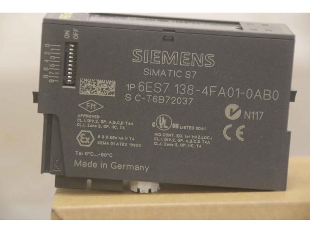 Elektronikmodul ET 200S von Siemens – 6ES7 138-4FA01-OABO - 4