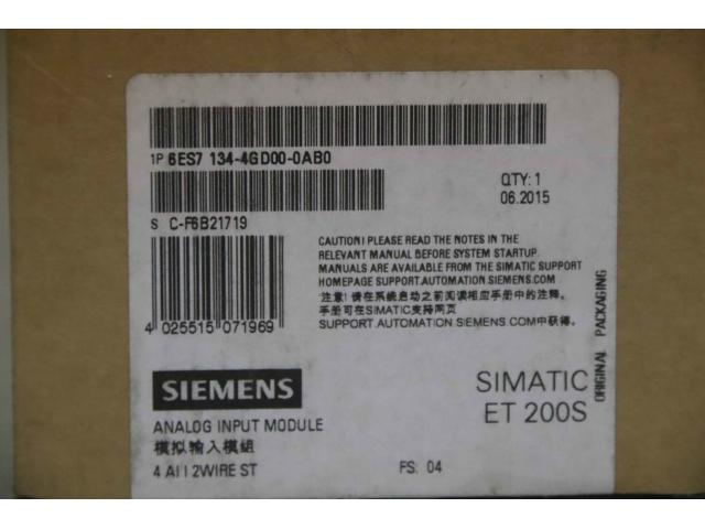 Elektronikmodul ET 200S von Siemens – 6ES7 134-4GD00-OABO - 6