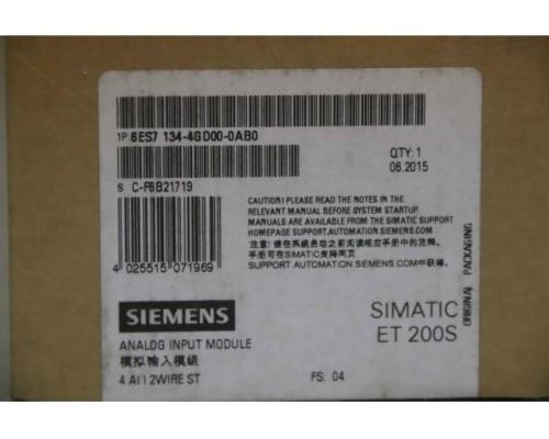 Elektronikmodul ET 200S von Siemens – 6ES7 134-4GD00-OABO - Bild 6