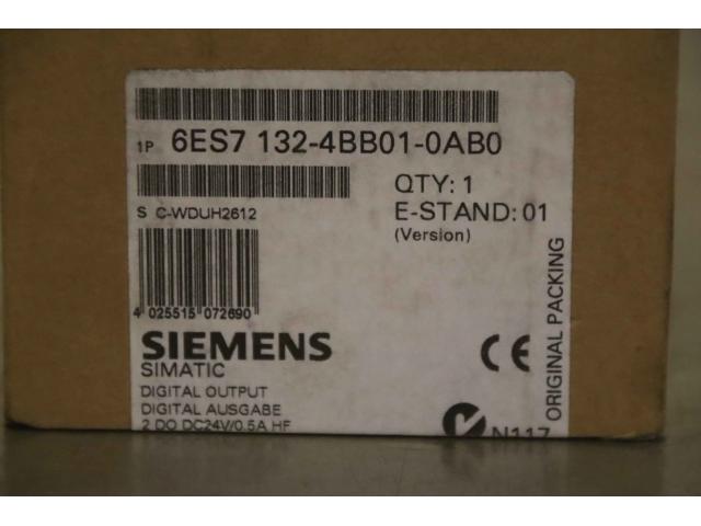 Elektronikmodule ET 200S 5 Stück von Siemens – 6ES7 132-4BB01-OABO - 5