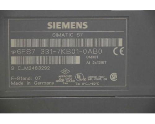 Analogeingabe von Siemens – 6ES7 331-7KB01-OABO - Bild 4