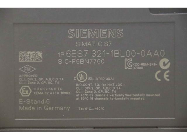 Digitaleingabe von Siemens – 6ES7 321-1BL00-OAAO - 4
