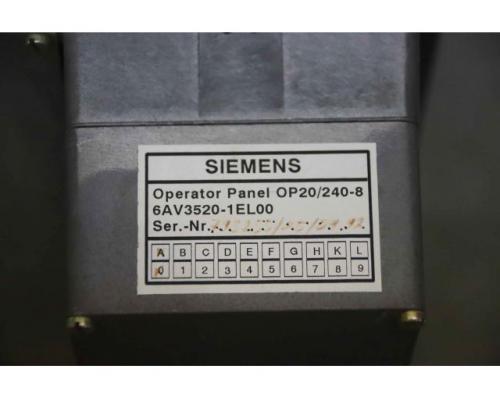 Bedienteil Operator Panel OP20/240-8 von Siemens – 6AV3520-1EL00 - Bild 7