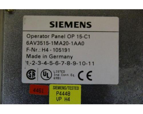 Bedienteil Operator Panel OP15-C1 von Siemens – 6AV3515-1MA20-1AAO - Bild 5