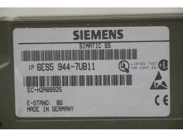 Zentralbaugruppe von Siemens – 6ES5 944-7UB11 - 4