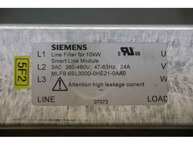 Line Filter von Siemens – 6SL3000-OHE21-OAAO - 4