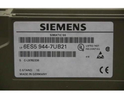 Zentralbaugruppe von Siemens – 6ES5 944-7UB21 - Bild 4