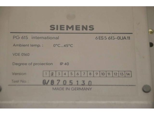 Programmiergerät von Siemens – 6ES5 615-0UA11 Simatic PG 615 - 4
