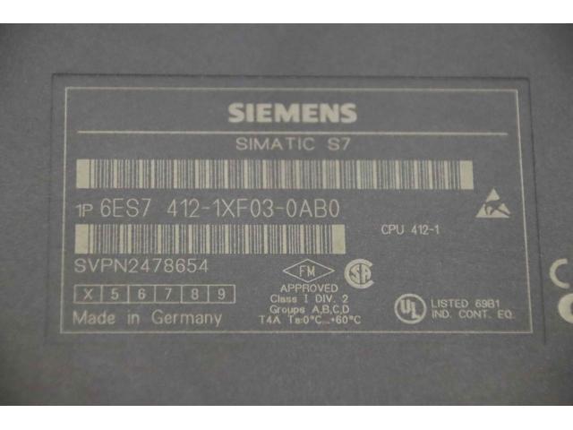 Zentralbaugruppe von Siemens – 6ES7 414-1XF03-0AB0 - 4