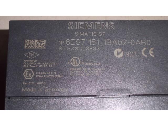 Profibus Stecker von Siemens – 6ES7 151-1BA02-0AB0 - 5