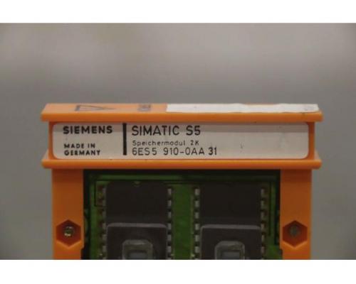 Speichermodul von Siemens – 6ES5 910-OAA 31 - Bild 4