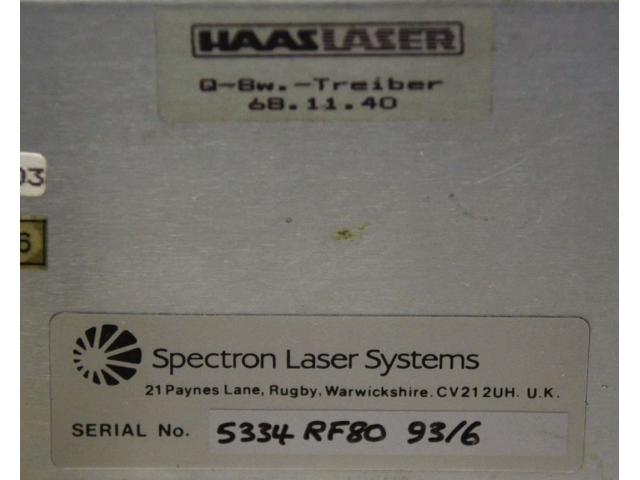 Steuerkarten von Spectron Laser Systems – Q-Bw.-Treiber 68.11.40 - 5