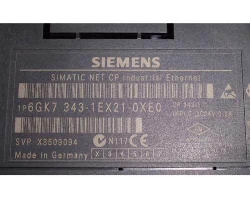 SPS Simatic Kommunikationsprozessor von Siemens – Simatic S7 CP 343 6GK7343-1CX21-0XE0 - Bild 4
