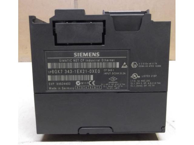 SPS Simatic Kommunikationsprozessor von Siemens – Simatic S7 CP 343 6GK7343-1CX21-0XE0 - 9